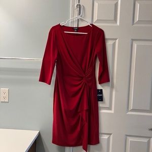 Red Chaps Medium Wrap Dress Made by Ralph Lauren With Tags